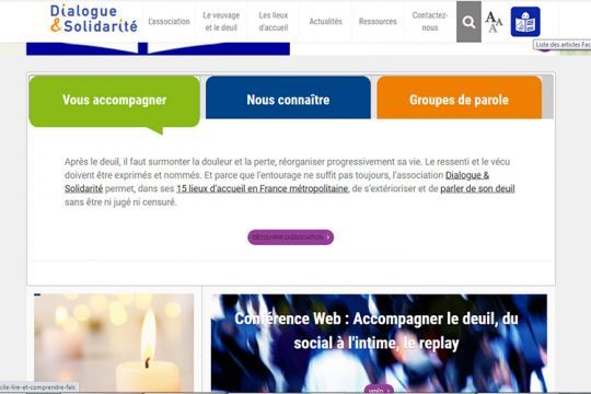 Exemple de site web accessible.