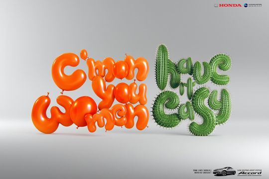 Visuel pour publicité Honda