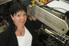 Nathalie Maindrou, President of the Loire Impression printing company