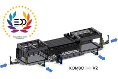 Elitron's fully automated Kombo TAV 2 cutting plotter