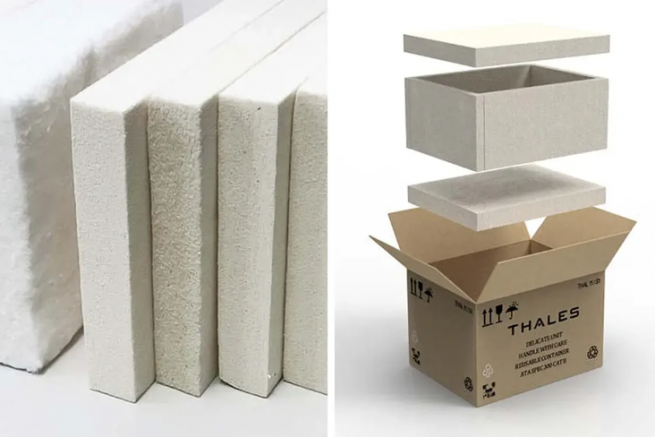 Wooden foam can now replace polyurethane packaging