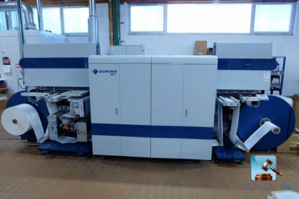 Auction of label printing machines by clicpublic.be
