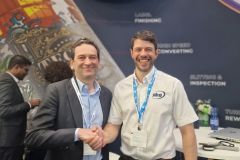 Isidore Leiser, CEO of Stratus Packaging, and Matt Burton, Global Sales Director at ABG