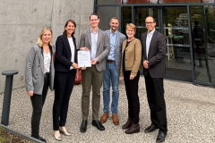 L to R: Virginie Ori, Anne-Sophie Cpurtier, Julien Dufaure, Sbastien Bourdin, Mina Colonna d'Istria, Octavio Escobar