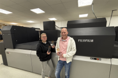 Henning Rose, Wegner CEO, with his wife Sandra