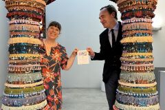 Joana Vasconcelos and Julien de Beaumarchais de Rothschild