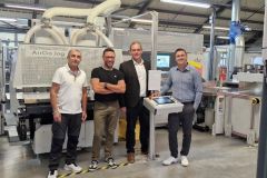 Benjamin Kiziktoprak operator, Fran�ois Simon director of L'Imprimeur Simon, Olivier Thion of Heidelberg, Stephan Kummer of Po