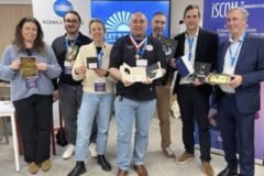 The winners with part of the jury