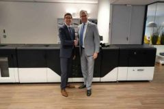 Scott Rankin, Kyocera's EMEA Sales Director, and Sander Sondaal, Ricoh Europe's Commercial Printing Sales Director