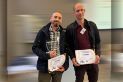 Geoffroy Ivanes, Etigraph's Technical Director, and Lo�c Vestidello, Etigraph's Continuous Improvement Manager