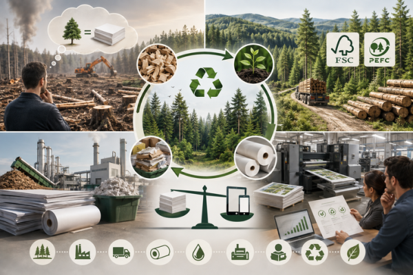 Myth 1: Does paper really destroy forests? Data that challenges common beliefs