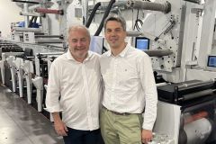 Stéphane Rateau of Mark Andy and Stéphane Clavier, CEO of L'Etiquette Adhésive