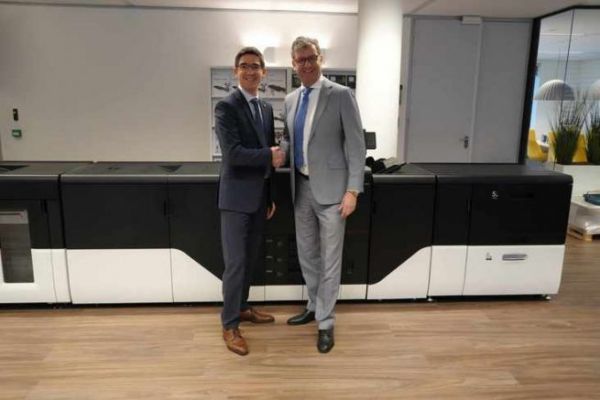 Scott Rankin, Kyocera's EMEA Sales Director, and Sander Sondaal, Ricoh Europe's Commercial Printing Sales Director